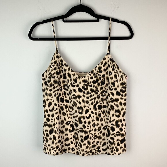 L’agence Women’s Jane silk camisole tank top size xsmall animal prints - Picture 2 of 8